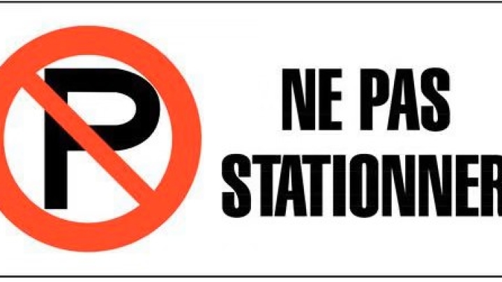 Stationnement interdit - rang Saint-Jean Ouest