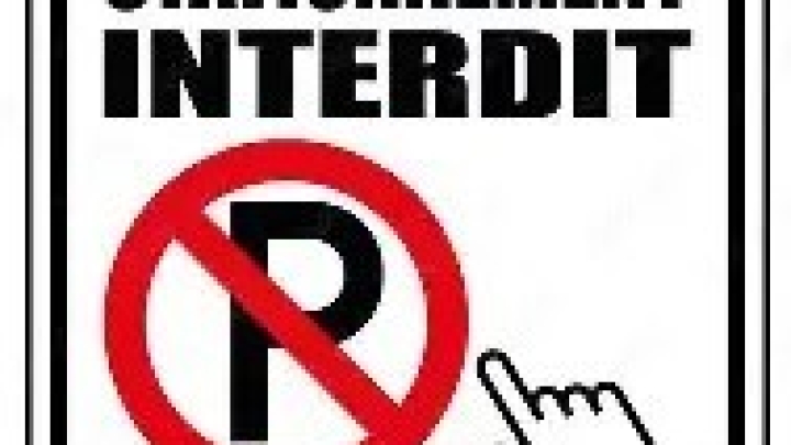Stationnement interdit - rang Saint-Jean Ouest
