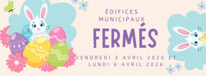 Horaire des édifices municipaux