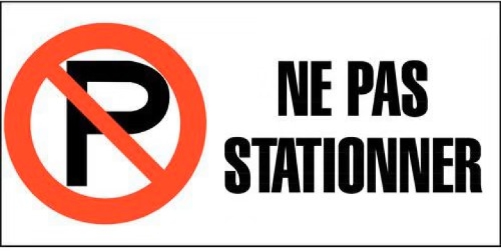 Stationnement interdit - rang Saint-Jean Ouest