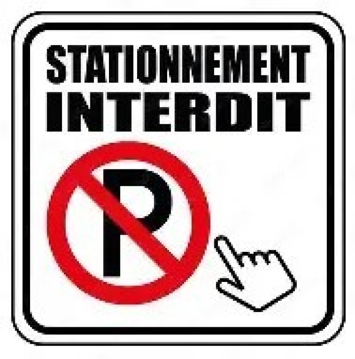 Stationnement interdit - rang Saint-Jean Ouest