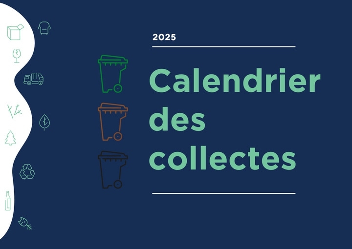 Calendrier des collectes des déchets domestiques 2025